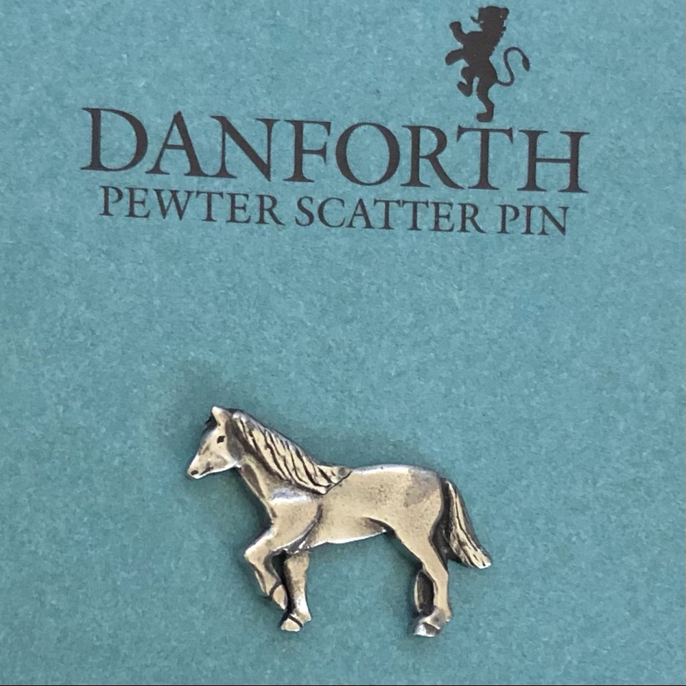 Pewter Horse Scatter Pin